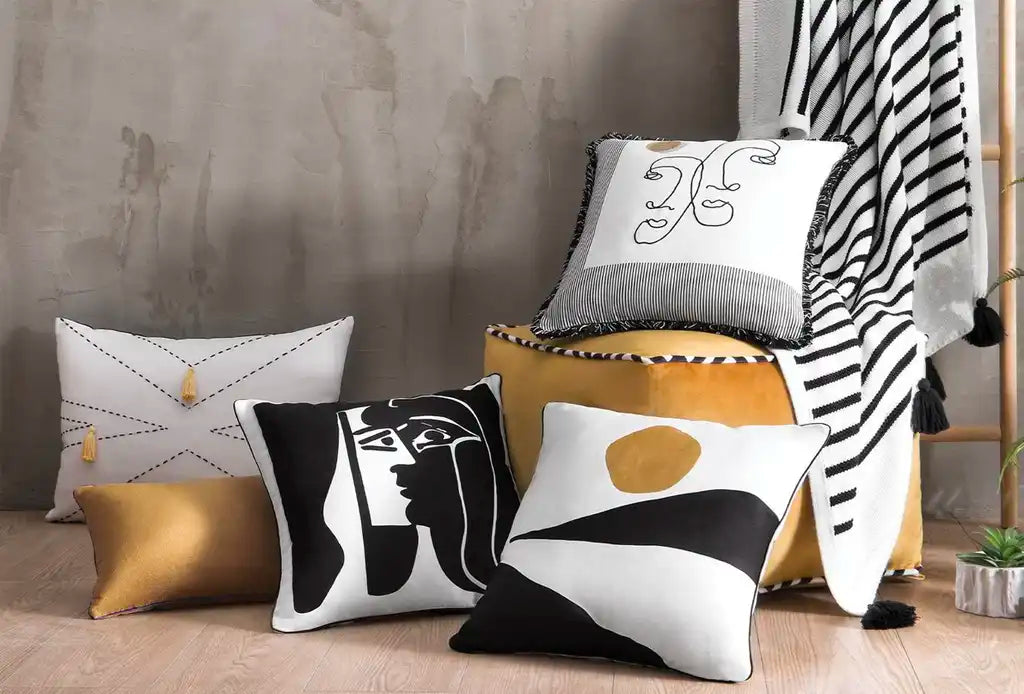 Nappa Fringed Decorative Pillow