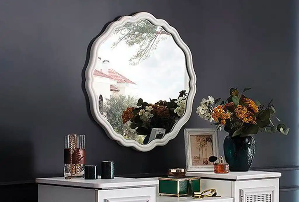 Rattan Dressing Table Mirror