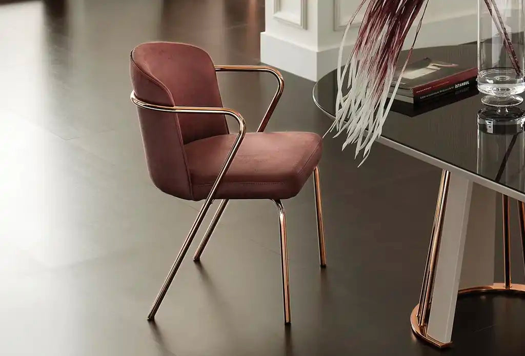 Vienna Metal Leg Chair